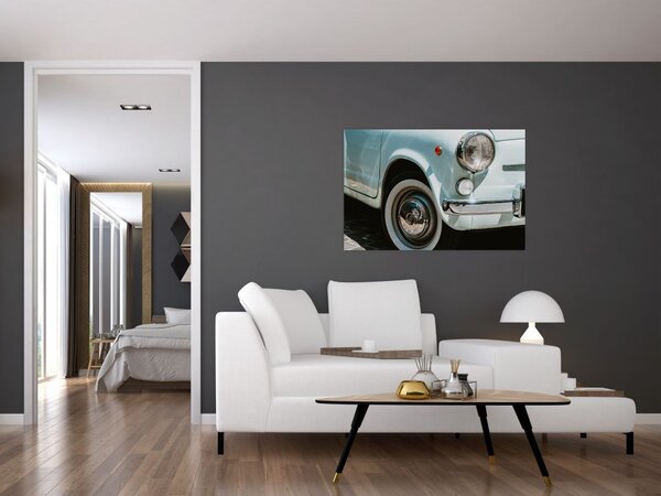 Tablou - mașina retro Fiat (90x60 cm)