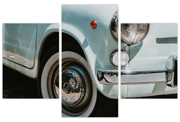 Tablou - mașina retro Fiat (90x60 cm)