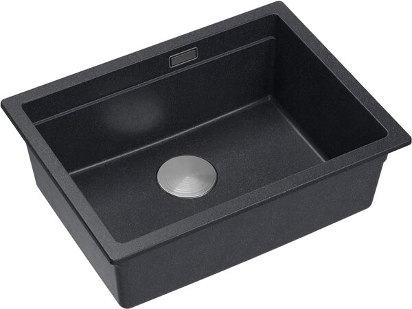 Quadron Logan chiuveta graniteq 56x45 cm negru HQJ6045U8_BS_U