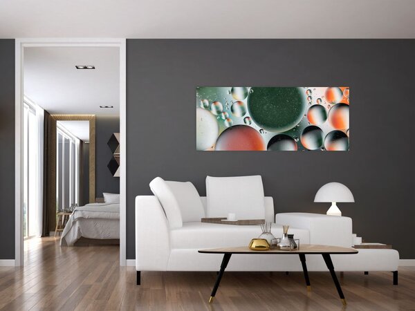 Tablou abstract - buline (120x50 cm)