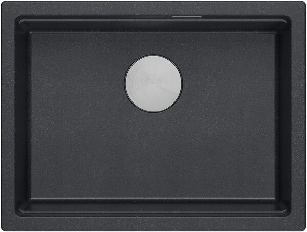 Quadron Logan chiuveta graniteq 56x45 cm negru HQJ6045U8_BS_U