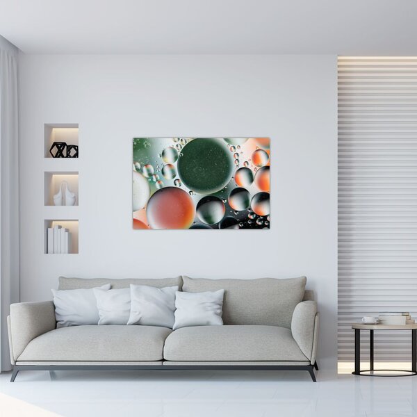 Tablou abstract - buline (90x60 cm)