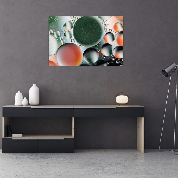 Tablou abstract - buline (90x60 cm)