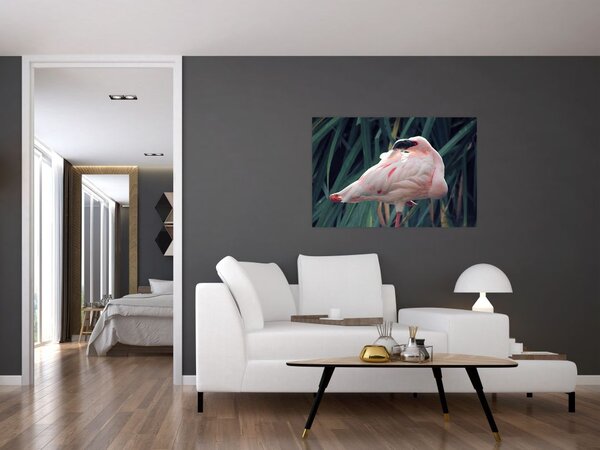 Tablou - Pasărea Flamengo (90x60 cm)