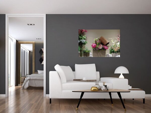 Tablou -Trandafir pentru tine (90x60 cm)