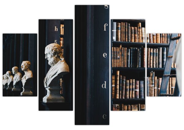 Tablou - La bibliotecă (150x105 cm)