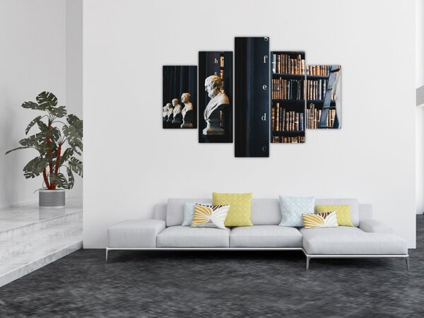 Tablou - La bibliotecă (150x105 cm)