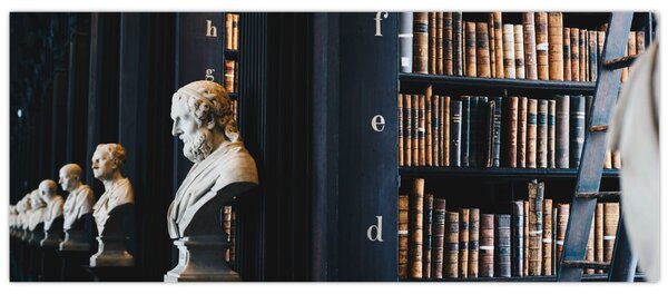 Tablou - La bibliotecă (120x50 cm)