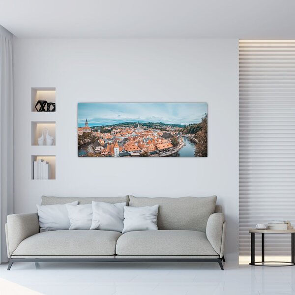 Tablou - Krumlov din Cehia (120x50 cm)