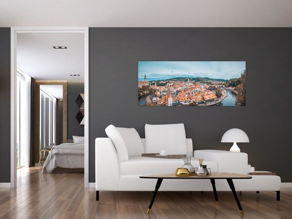 Tablou - Krumlov din Cehia (120x50 cm)