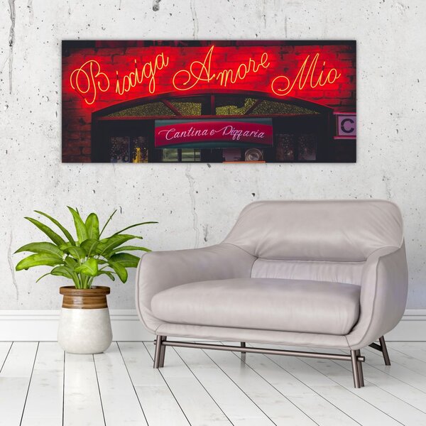 Tablou - Amore Mio (120x50 cm)