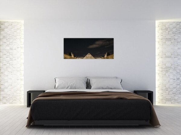 Tablou - Louvre nocturn (120x50 cm)