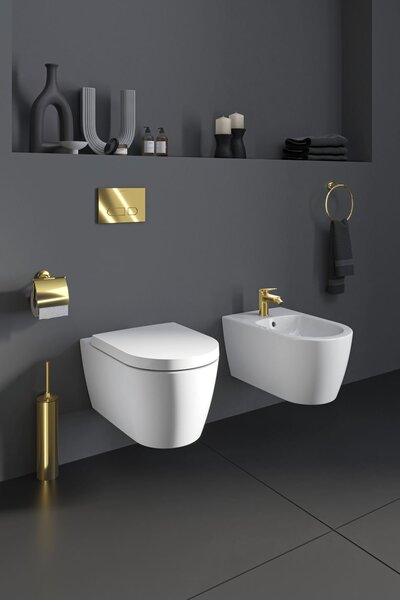 Duravit Wave baterie bideu stativ auriu WA2400001034