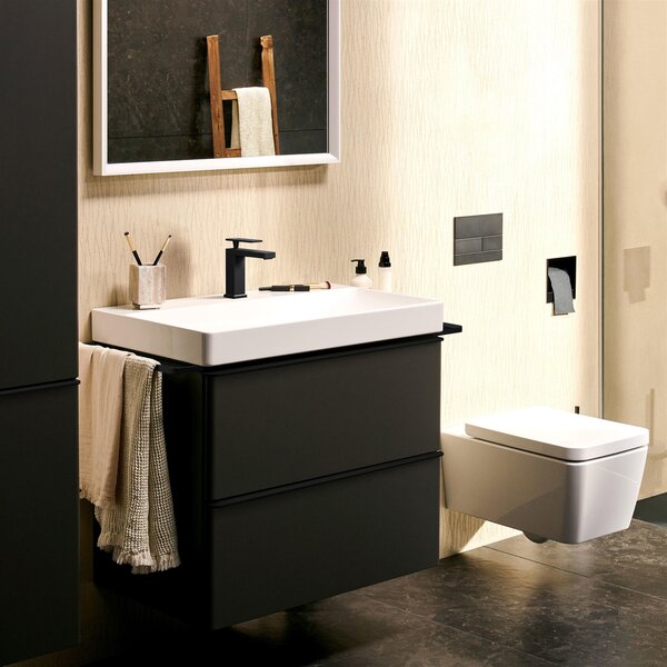Hansgrohe Tecturis E baterie lavoar stativ negru 73012670