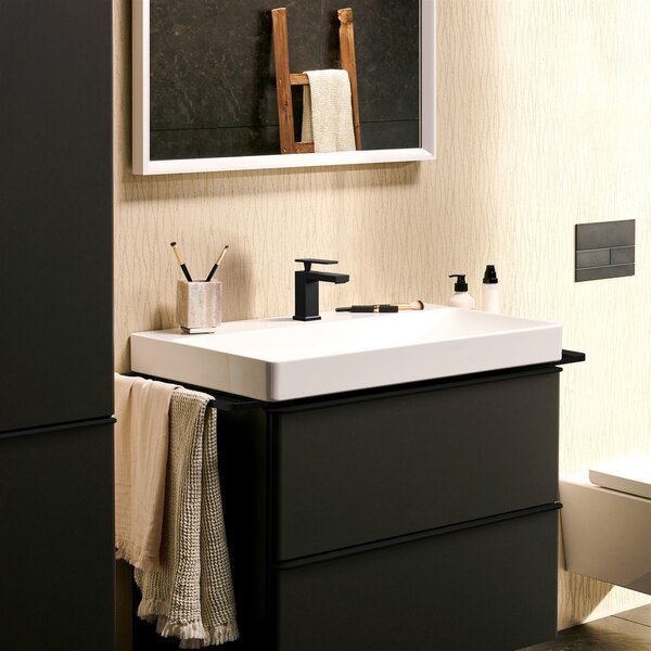 Hansgrohe Tecturis E baterie lavoar stativ negru 73001670