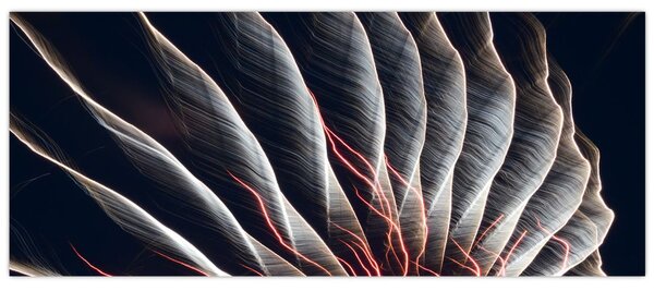Tablou - Descărcare de lumini (120x50 cm)