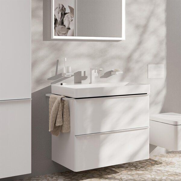 Hansgrohe Tecturis E baterie lavoar stativ alb 73023700