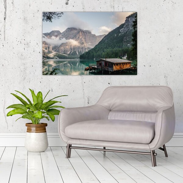 Tablou - Lake Prags (90x60 cm)