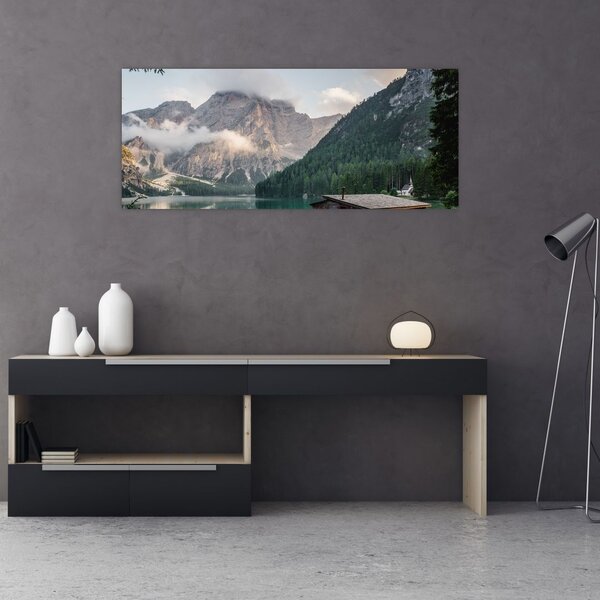 Tablou - Lake Prags (120x50 cm)
