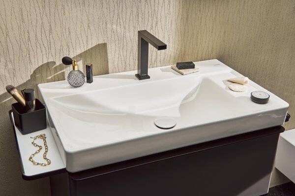 Hansgrohe Tecturis E baterie lavoar stativ negru 73053670