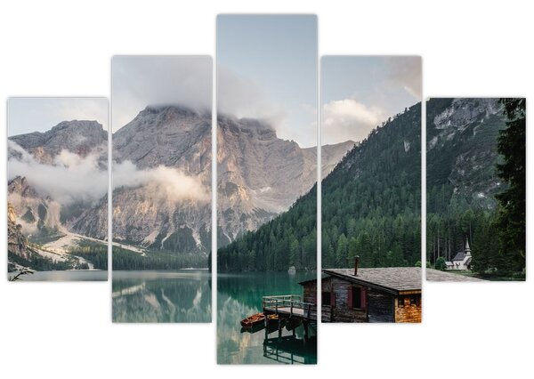 Tablou - Lake Prags (150x105 cm)