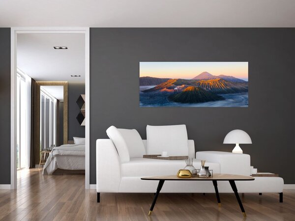 Tablou cu muntele Bromo în Indonesia (120x50 cm)