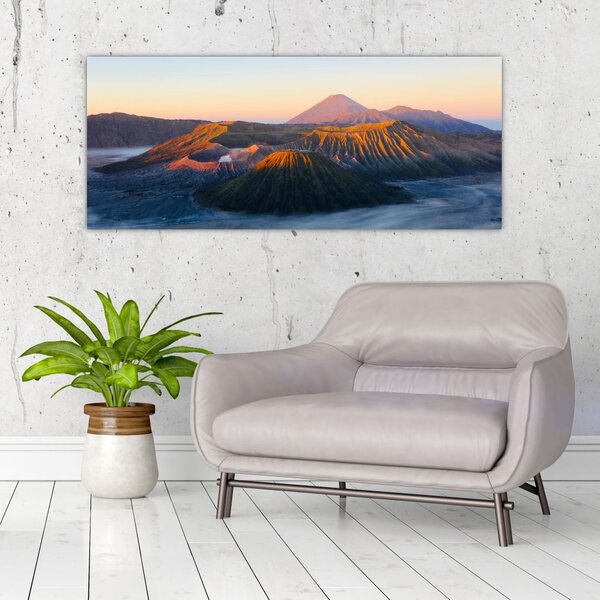 Tablou cu muntele Bromo în Indonesia (120x50 cm)