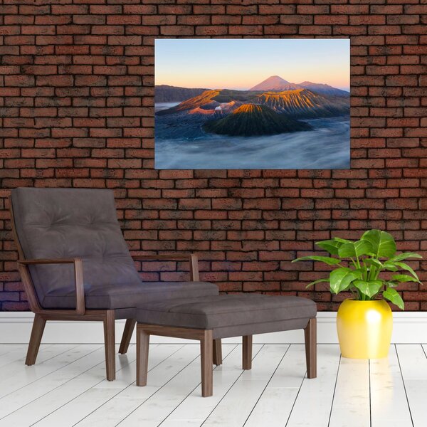 Tablou cu muntele Bromo în Indonesia (90x60 cm)