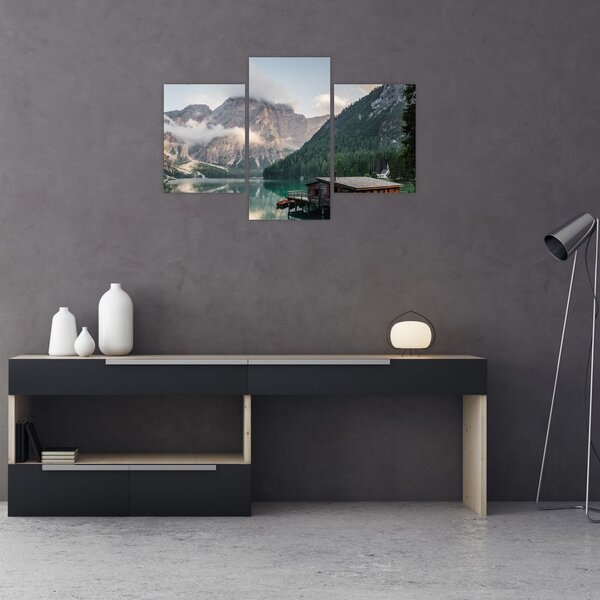 Tablou - Lake Prags (90x60 cm)
