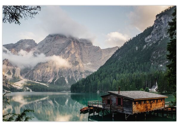 Tablou - Lake Prags (90x60 cm)