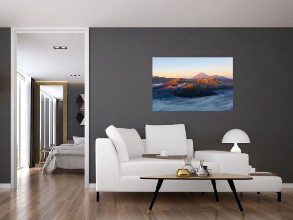 Tablou cu muntele Bromo în Indonesia (90x60 cm)