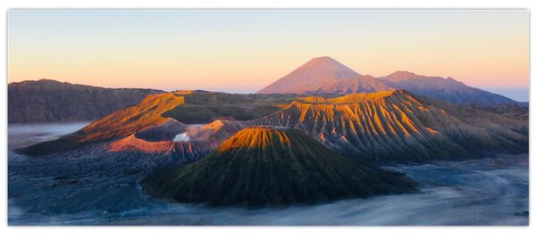 Tablou cu muntele Bromo în Indonesia (120x50 cm)