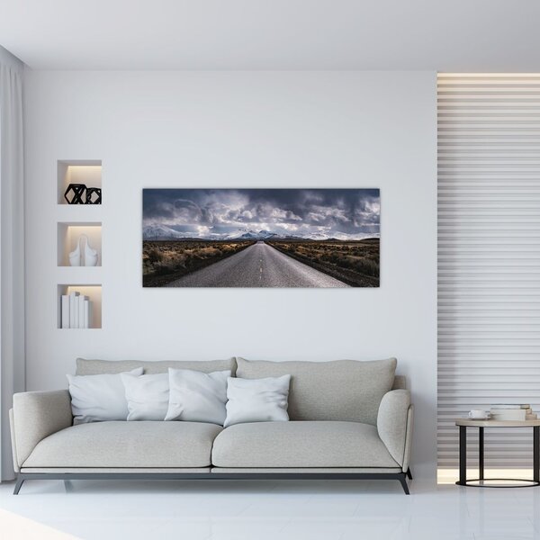 Tablou drumului în deșert (120x50 cm)