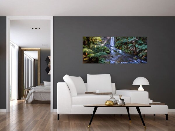 Tablou cu pădurea ploilor din Austalia (120x50 cm)