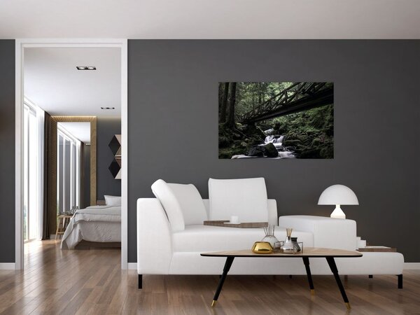 Tablou din pădurea neagră (90x60 cm)