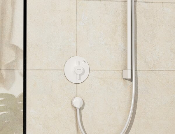 Hansgrohe DuoTurn S baterie de duș ascuns alb 75618700