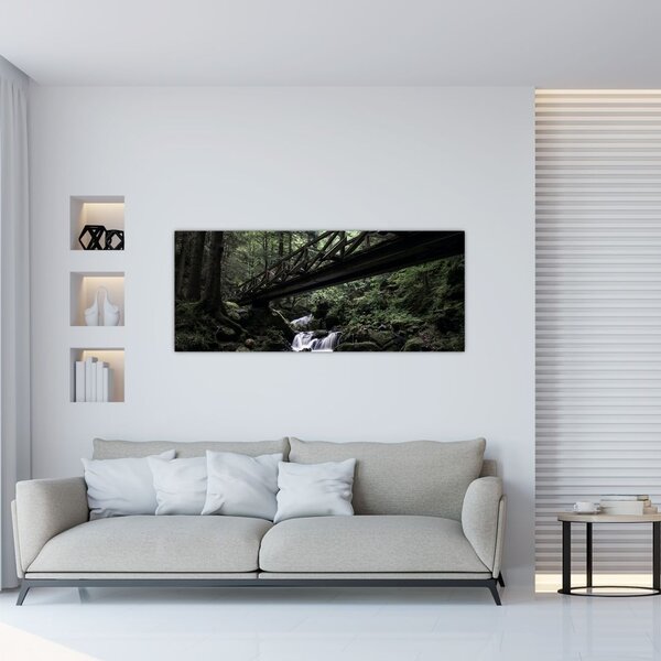 Tablou din pădurea neagră (120x50 cm)
