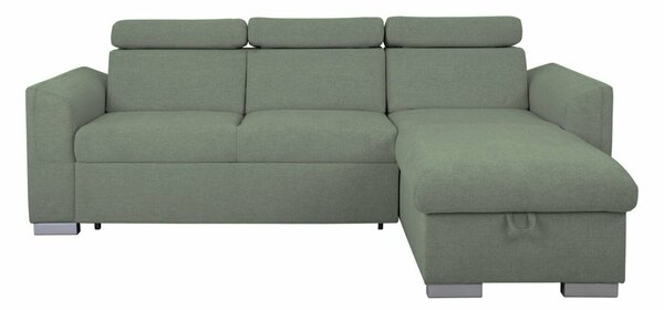Colțar Boston 712, Funcția de dormit, Spațiu de depozitare, 243x186x98cm, 125 kg, Picioare: Lemn, Plastic