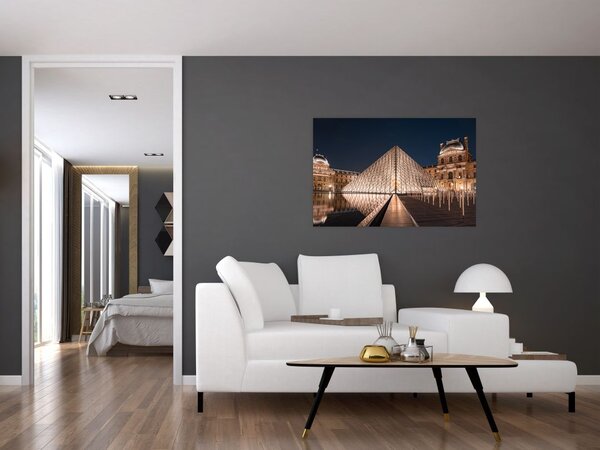 Tablou - Louvre noaptea (90x60 cm)