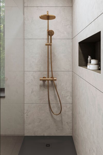 Duravit Shower Systems set de duș perete cu termostat || TH4282008004