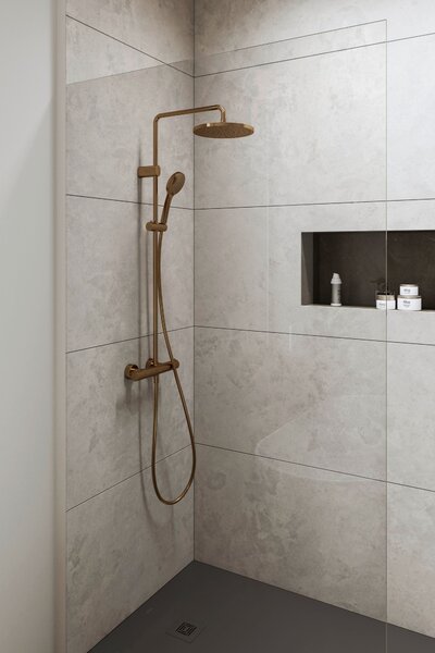 Duravit Shower Systems set de duș perete cu termostat || TH4282008004