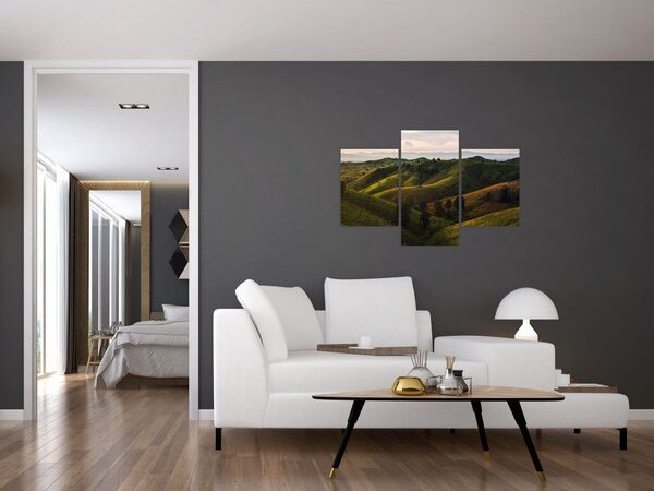 Tablou - Priveliște spre dealurile din Thailanda (90x60 cm)