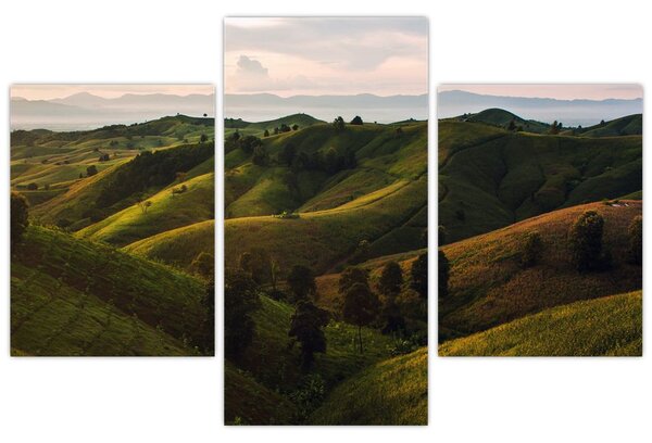 Tablou - Priveliște spre dealurile din Thailanda (90x60 cm)