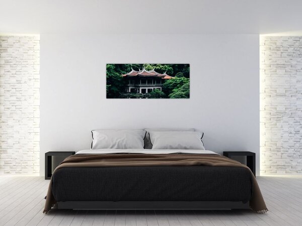 Tablou cu grădina japoneză națională (120x50 cm)