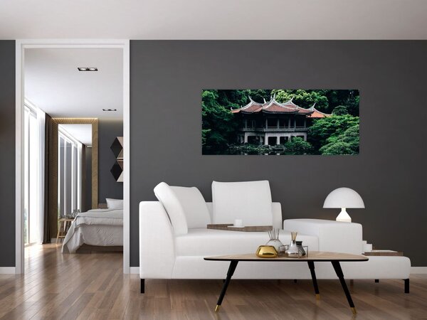 Tablou cu grădina japoneză națională (120x50 cm)