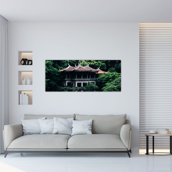 Tablou cu grădina japoneză națională (120x50 cm)