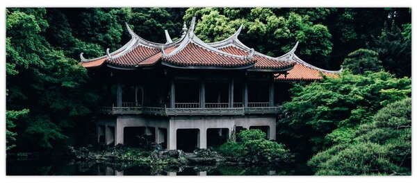 Tablou cu grădina japoneză națională (120x50 cm)