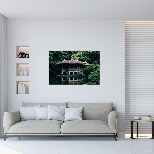 Tablou cu grădina japoneză națională (90x60 cm)