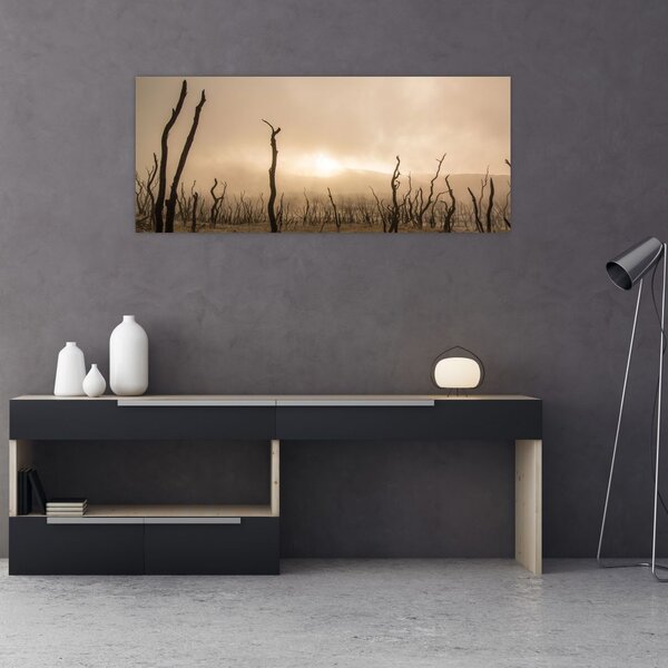 Tablou - Copaci goi (120x50 cm)