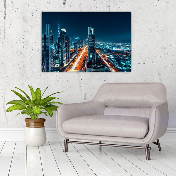Tablou - Noaptea la Dubai (90x60 cm)